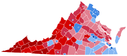 Virginia Presidential Election Results 2020.svg