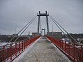 Voetgangersbrug over de Moskva-rivier