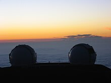 W. M. Keck Observatory at dawn, Mauna Kea, Hawaii W. M. Keck Observatory at dawn.jpg