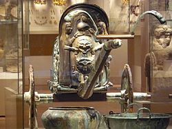 Monteleone bronze chariot inlaid with ivory (530 BC) WLA metmuseum Bronze chariot inlaid with ivory 3.jpg