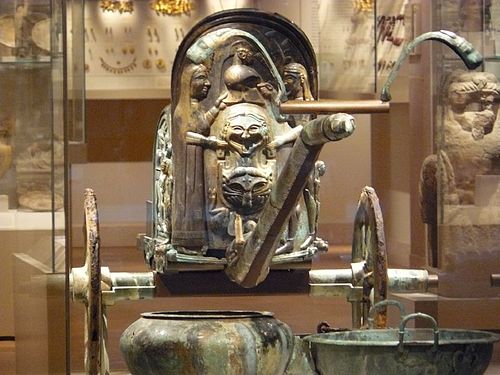 Monteleone bronze chariot inlaid with ivory (530 BC)