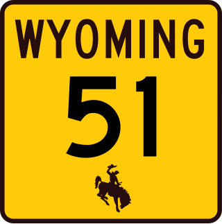 <span class="mw-page-title-main">Wyoming Highway 51</span> State highway in Wyoming, United States