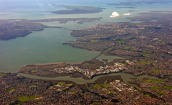 The Whau River has often been used as a border between western and central Auckland