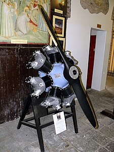 R-500-7 Super Warner Scarab modèle 165, Air and Space Museum (San Pelagio, Due Carrare) .JPG