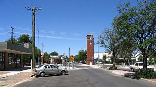 Wee Waa Town in New South Wales, Australia