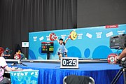 Deutsch: Gewichtheben bei den Olympischen Jugendspielen 2018; Tag 1, 7. Oktober 2018; Jungen 56 kg English: Weightlifting at the 2018 Summer Youth Olympics at 7 October 2018 – Boys' 56 kg