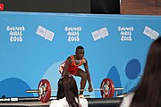 Deutsch: Gewichtheben bei den Olympischen Jugendspielen 2018; Tag 2, 10. Oktober 2018; Jungen 62 kg English: Weightlifting at the 2018 Summer Youth Olympics at 8 October 2018 – Boys' 62 kg