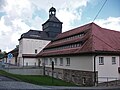 Ehemaliger Brauerei-Gutshof (Hermannshof) mit Wohnhaus, Inspektorenhaus, Stallgebäuden, Scheune, Taubenhaus und Waage sowie Festhalle