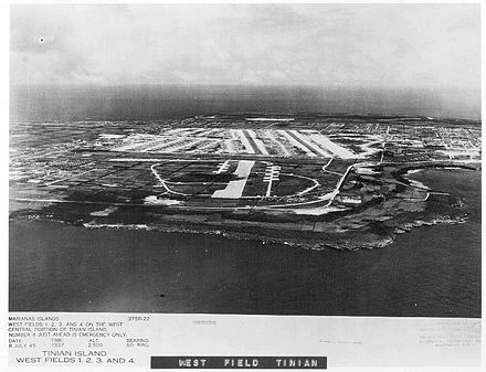 West Field, Tinian, 8 July 1945