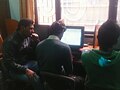 Participants of Wiki School Mock-up session in Kathmandu.