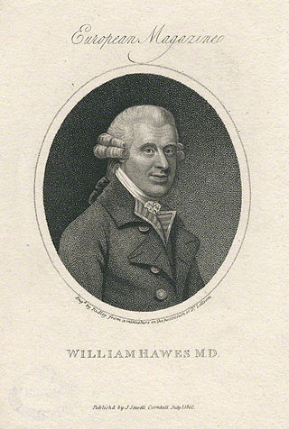 <span class="mw-page-title-main">William Hawes (physician)</span> English physician and philanthropist