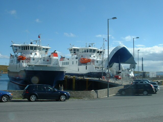 Daggri and Dagalien at Ulsta, Yell, Shetland