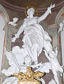 Joseph Anton Feuchtmayer, Vierge de l'autel du château de Zeil