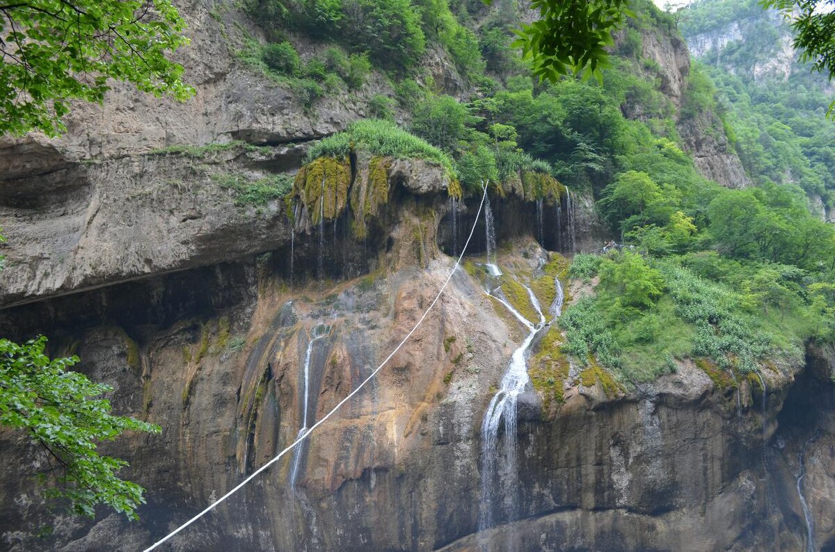 Чегемские водопады Абхазия