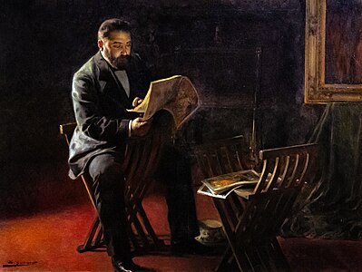 Portrait de Joaquim Cabot i Rovira (1899) musée national d'art de Catalogne