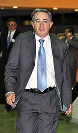 Álvaro Uribe Velez, 57o presidente de Colombia