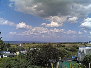 Het Meer van Pskov bij Vidovitsji