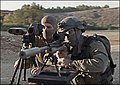 Israel Defense Forces sniper and spotter