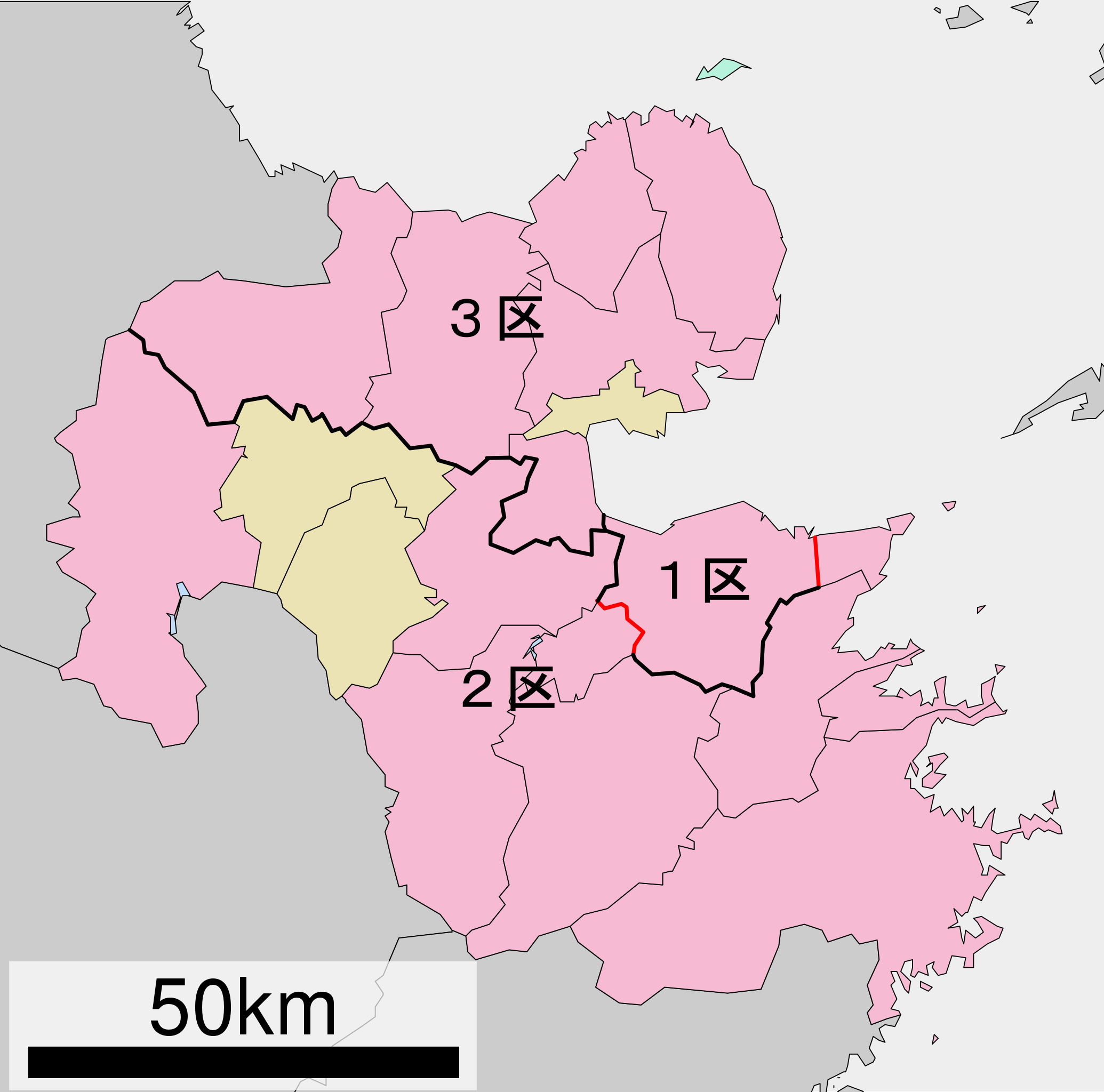 File 衆議院小選挙区 大分県 Svg Wikimedia Commons