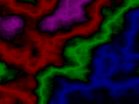 Animated plasma fractal with color cycling -PLASMA-ColorCycling.Gif