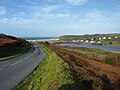 La Baie des Trépassés et l'étang de Laoual.