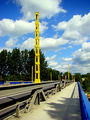 Polski: Stalowy wiadukt na Drzetowie