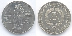 10 Mark DDR 1985 - 40. Jahrestag der Befreiung vom Faschismus.JPG