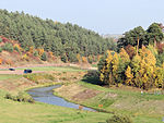 English: Świślina River in Wióry Polski: Rzeka Świślina w Wiórach