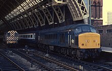 D88 (45 136) der British Rail rangiert im März 1982 im Bahnhof London St. Pancras