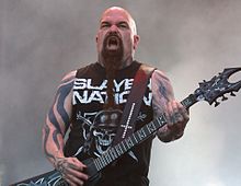 Guitarist Kerry King was one of the two constant members of Slayer. 14-06-08 RiP Slayer Kerry King 1.JPG