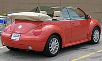 2005 Volkswagen New Beetle GLS cabriolet (US; pre-facelift)
