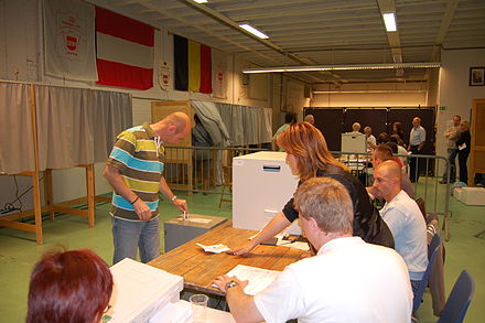 Seggio elettorale in Belgio
