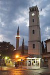 ''Yeni Mosque'' and ''Clock tower''.