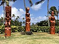 Tiki in het Polynesian Cultural Center in Laie