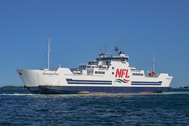 MV Confederation has been operated by NFL on the Northumberland Strait between Caribou and Wood Islands since 1993.