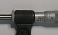 Micrometer thimble reading 0.276 inch