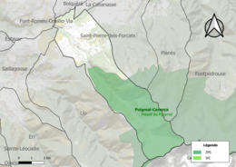 Site Natura 2000 sur le territoire communal.