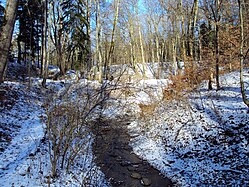 Die Schussenquelle bei Bad Schussenried. Die Schussen mündet in den Bodensee.