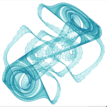 Chaotic structures that can be obtained from recursive nonlinear systems Wiscdragon 2.78, SD 4.28