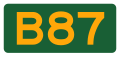 AUS Alphanumeric Route B87.svg