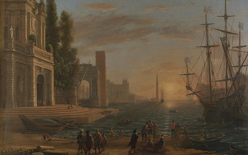 File:A Seaport by Claude.jpg