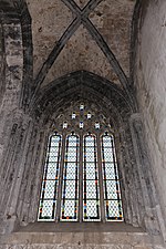 Miniatuur voor Bestand:Abbatiale de Saint-Antoine l'Abbaye, chapelle 1, vitrail nord, 9478.jpg