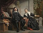 Портрет Абрахама Кастелейна и его жены Маргареты ван Банкен. 1663. Холст, масло. Рейксмюсеум, Амстердам