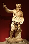 Herec jako Paposilene, 1. století, Berlín Antikensammlung.