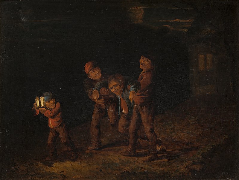 File:Adriaen Brouwer - Seeing the Drunkard Home - KMS1977 - Statens Museum for Kunst.jpg