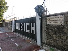 L'ingresso dell'area NUBICH