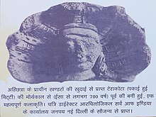 Parshvanatha sculpture excavated from Ahichchhatra, 7th century BCE Ahichchhatra excavation - Parshvanatha idol - 7th century BCE.jpg