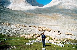 Юрук-пастир в планината Тавър през 2002 г.