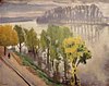 Albert Marquet, 1938-1939 - Sonbahardaki Perdede Seine.jpg