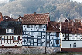 Altstadtstraße 16 de Rotenburg, vista desde o norte